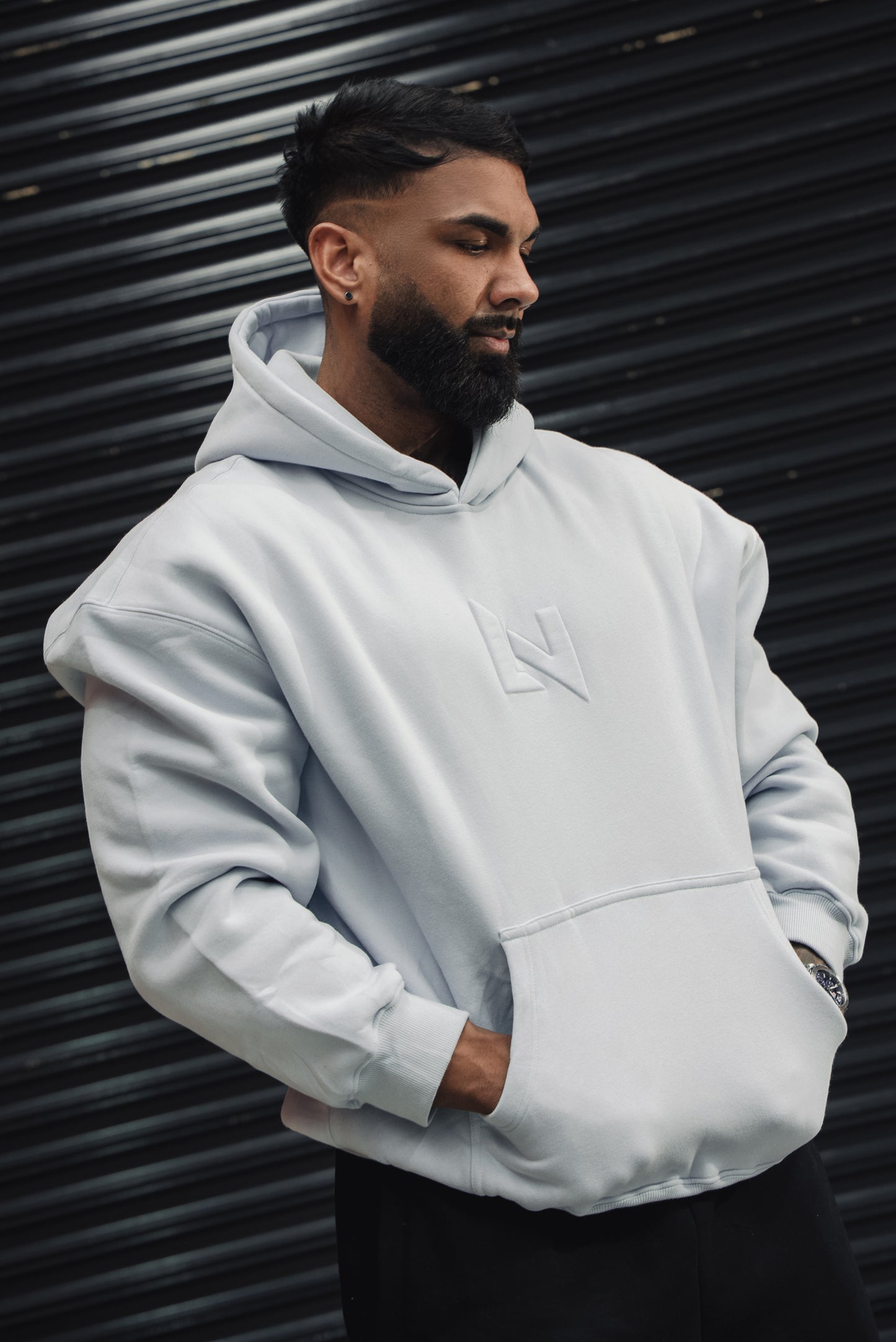 Lifted Nutrition Premium Oversized Hood - Baby Blue