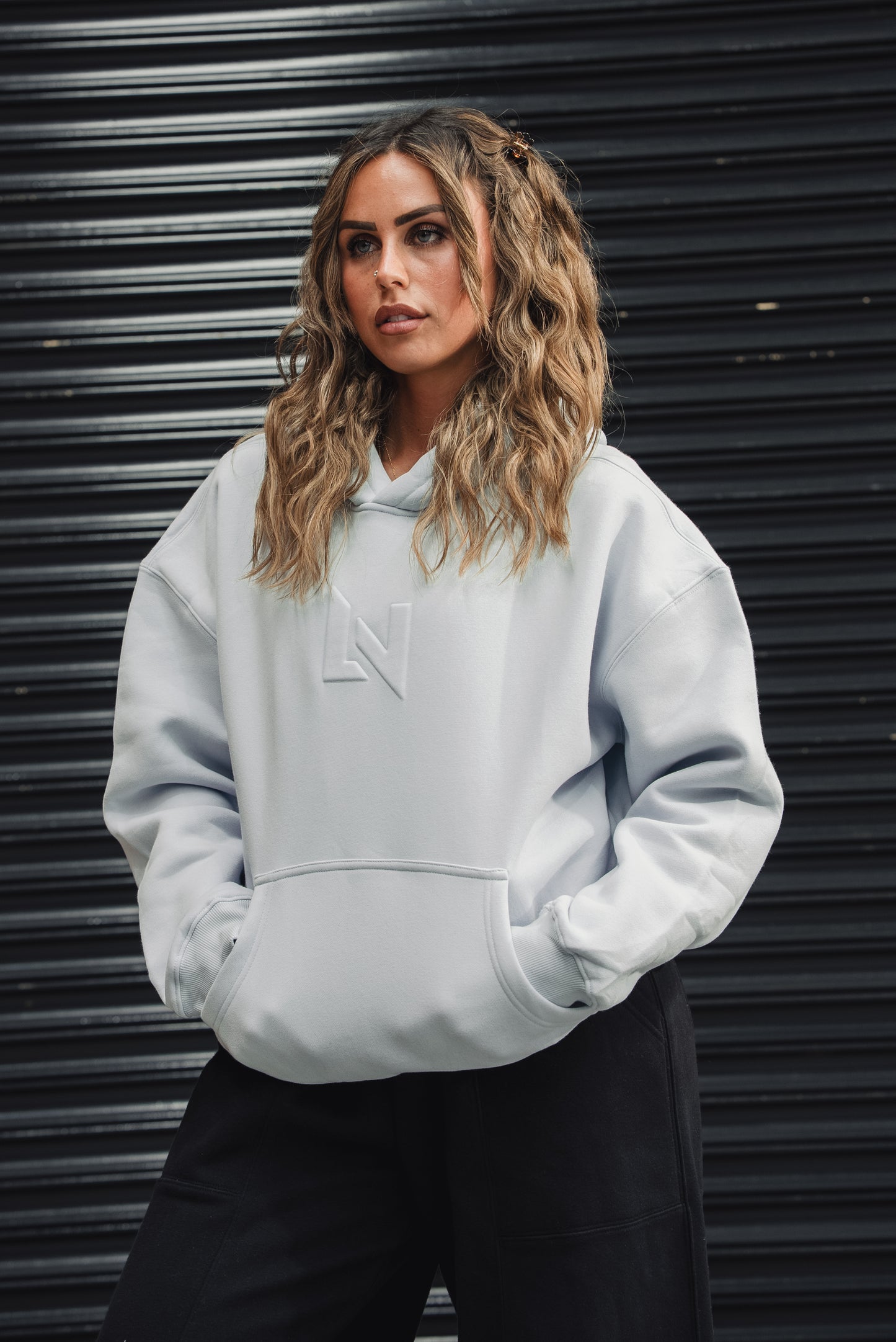 Lifted Nutrition Premium Oversized Hood - Baby Blue