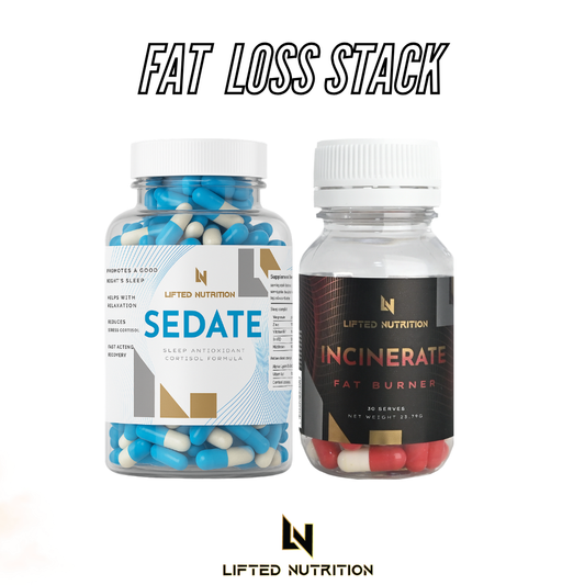 Enhanced Fat Loss Stack - Sedate Relax Formula & Incinerate Extreme Fat Burner