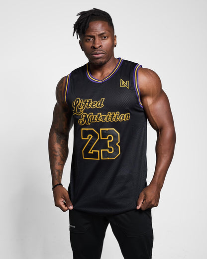 Lifted Nutrition Basket Ball Jersey - Black