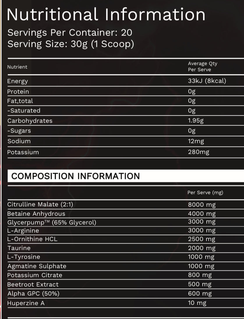 Dilate - Non Stim Pre Workout