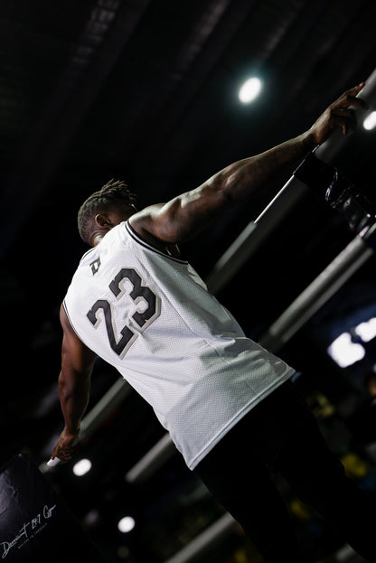 Lifted Nutrition Basketball Jersey - White