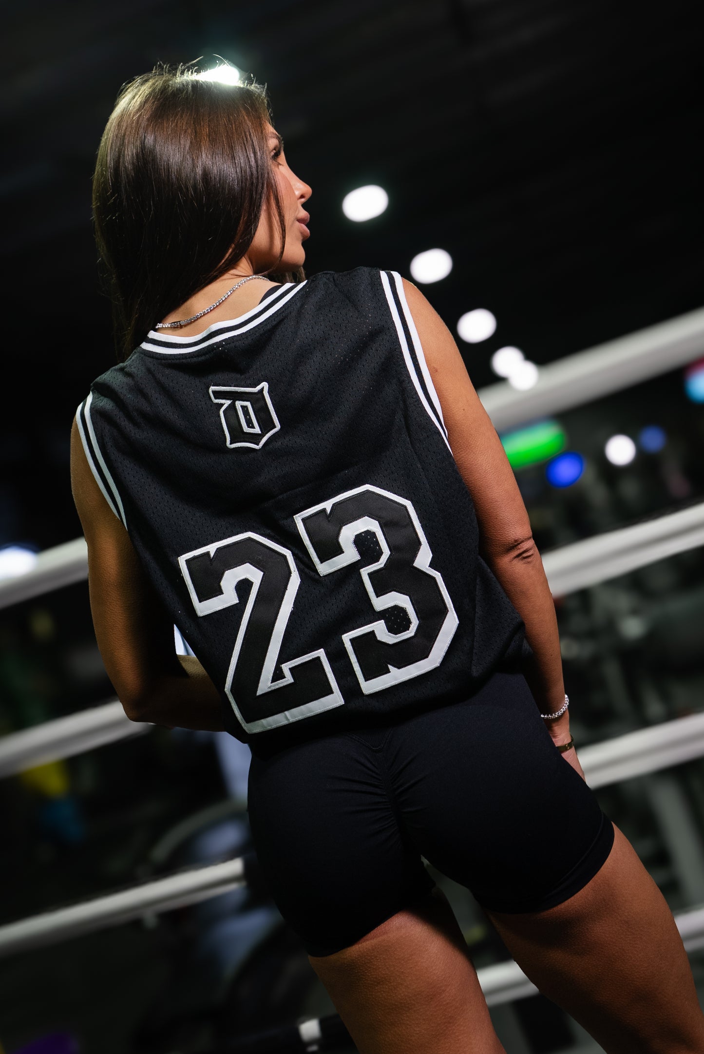 Lifted Nutrition Basket Ball Jersey - Black & White