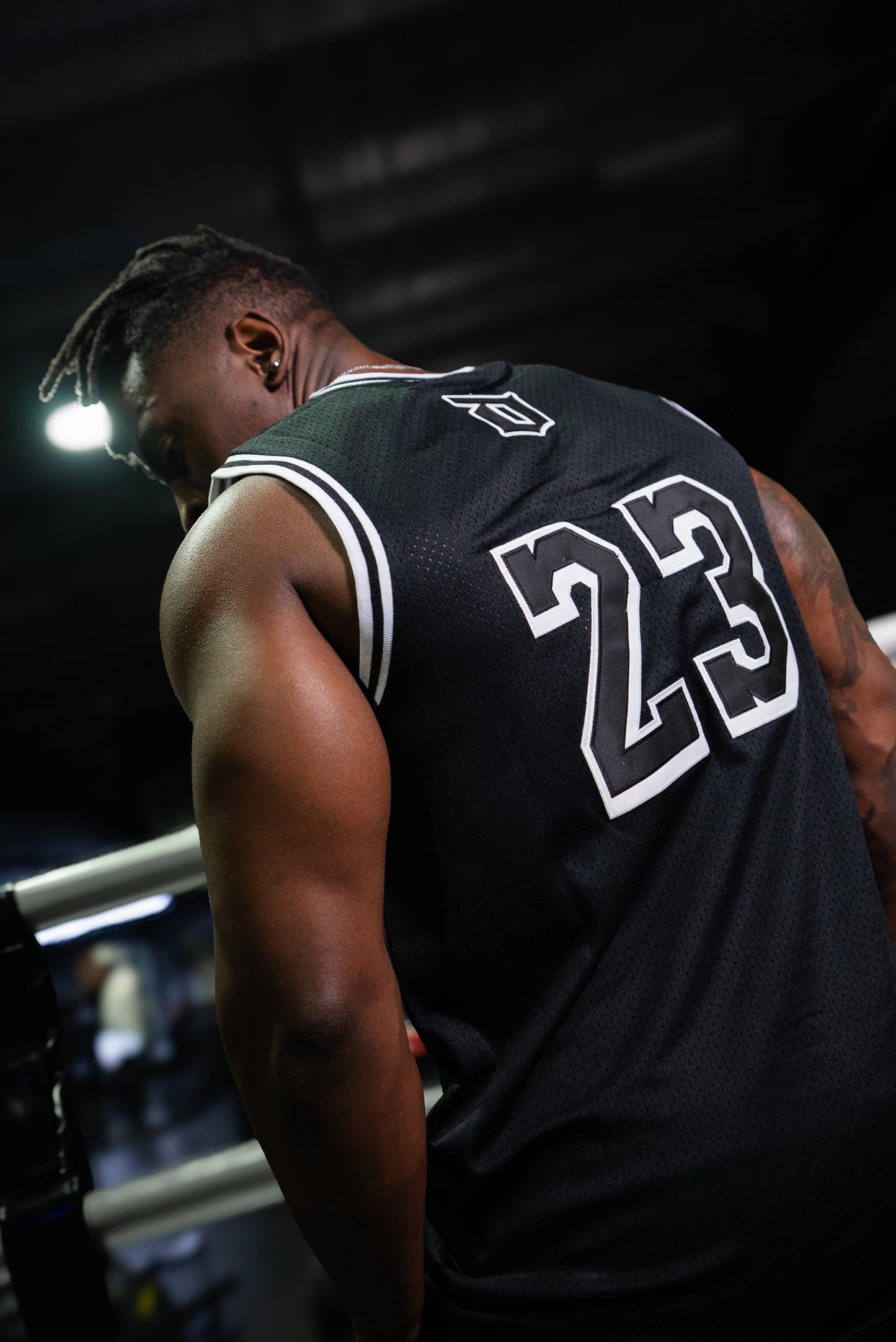 Lifted Nutrition Basket Ball Jersey - Black & White