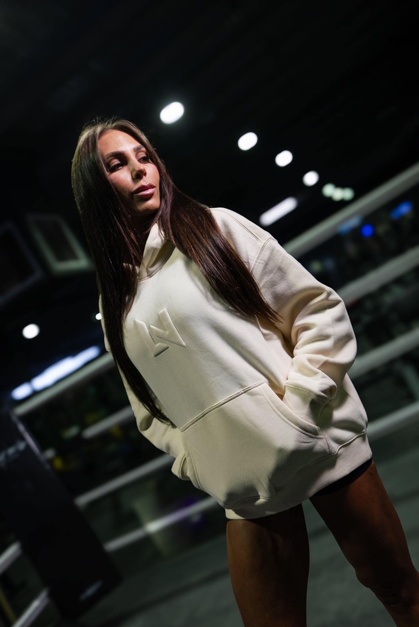 Lifted Nutrition Premium Oversized Hood - Beige
